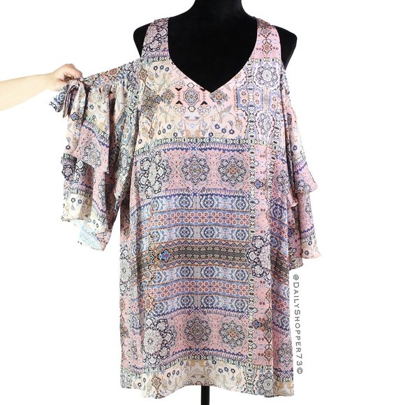 Parker Dresses & Skirts - Parker Women's Ruffled Cold-Shoulder Mini Dress